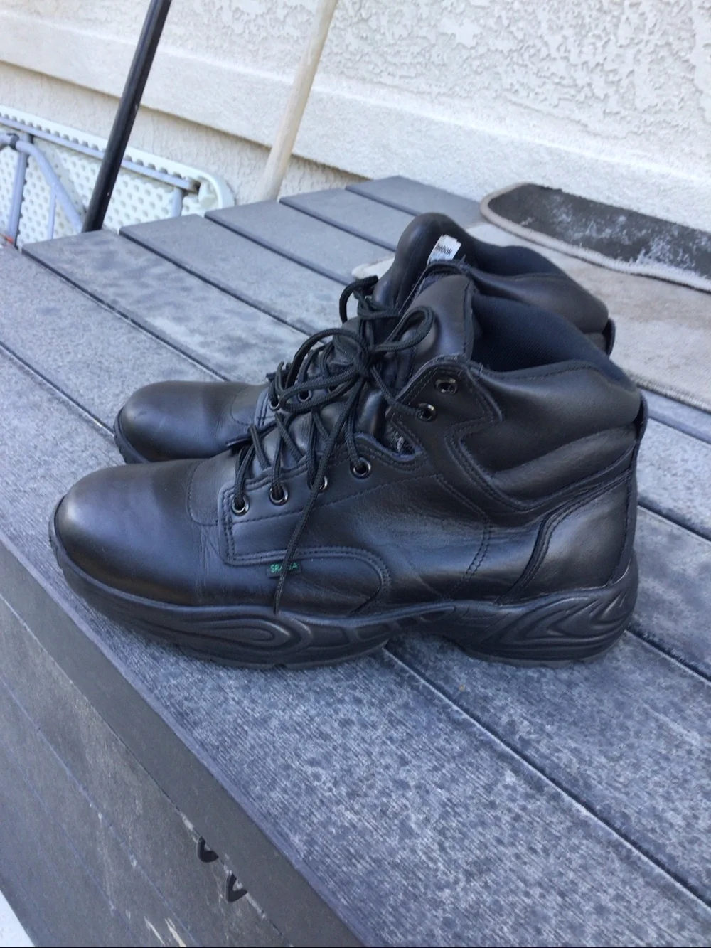 ReeBok 10.5/wide postal approval great used conditions